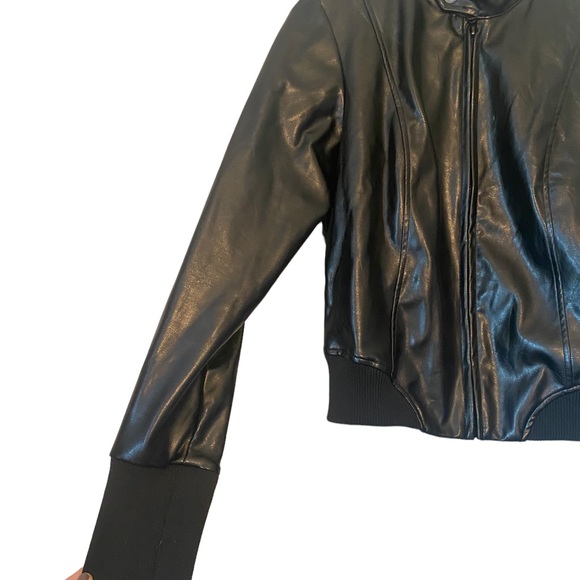 Urban Groove Vegan Leather Black Jacket - Picture 5 of 16